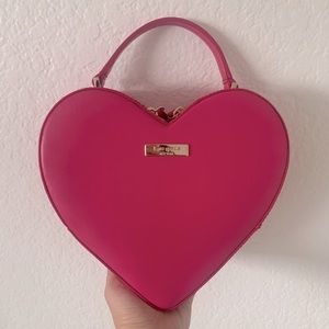 Kate spade heart crossbody with top handle